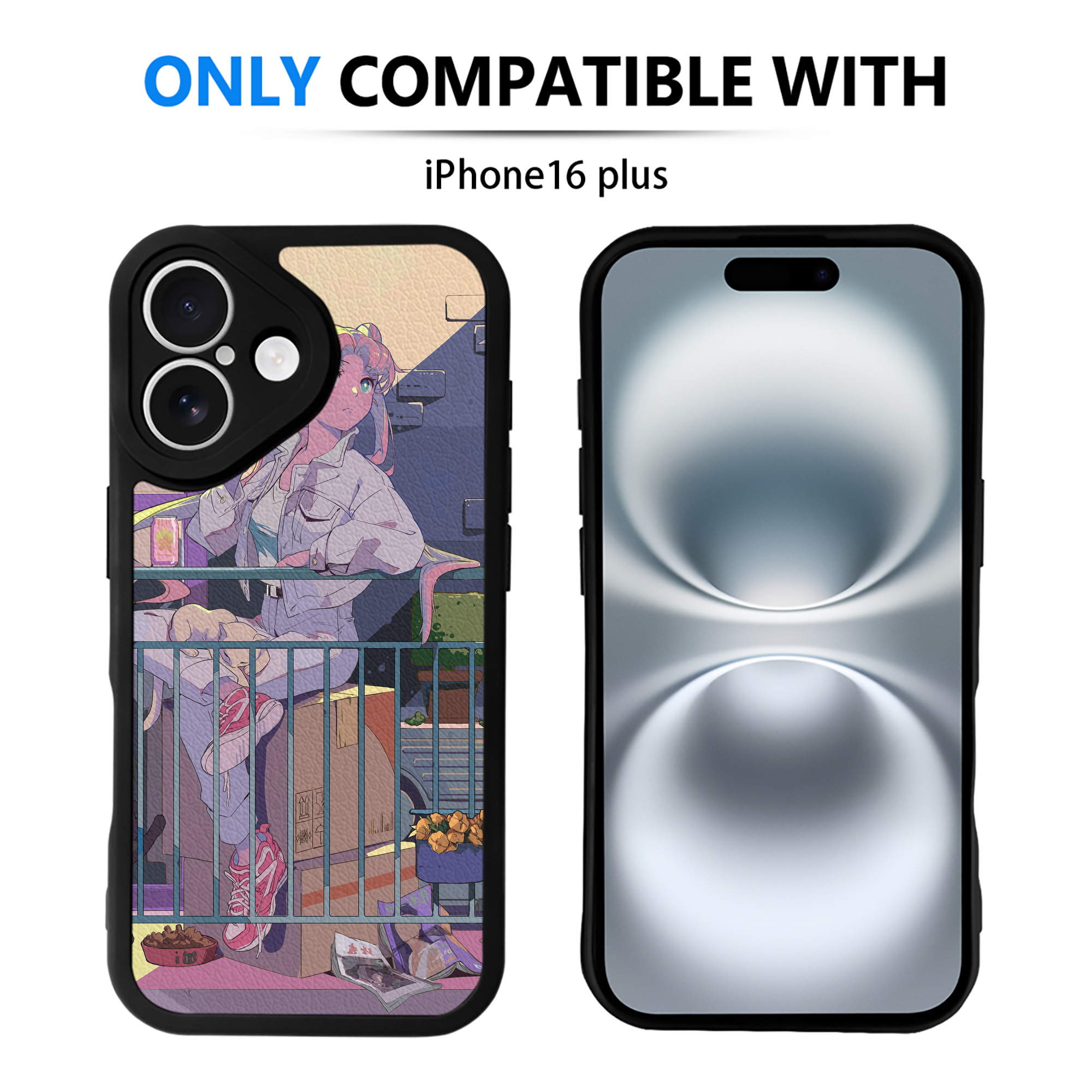 （画像用） 美少女戦士セーラームーン Sailor Moon 【iPhone 16シリーズ対応】シリコンスマホケース（レザー調） 材質：シリコン